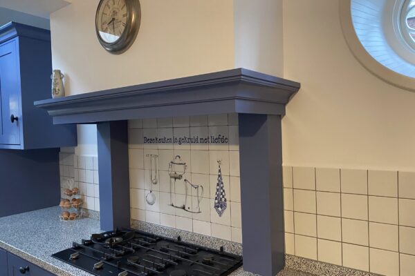 Blauwe keuken